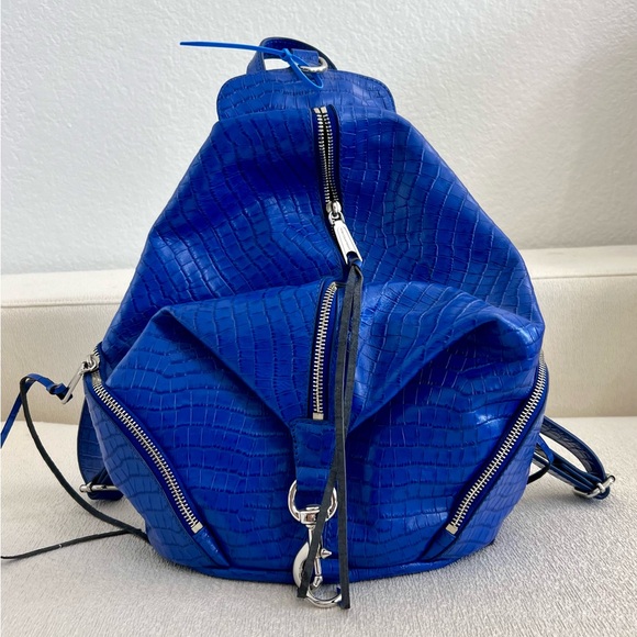 NEW Rebecca Nylon Medium Zip Julian Backpack - Picture 1 of 4